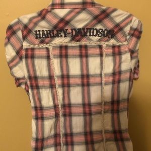 Harley Pearl Snap Top